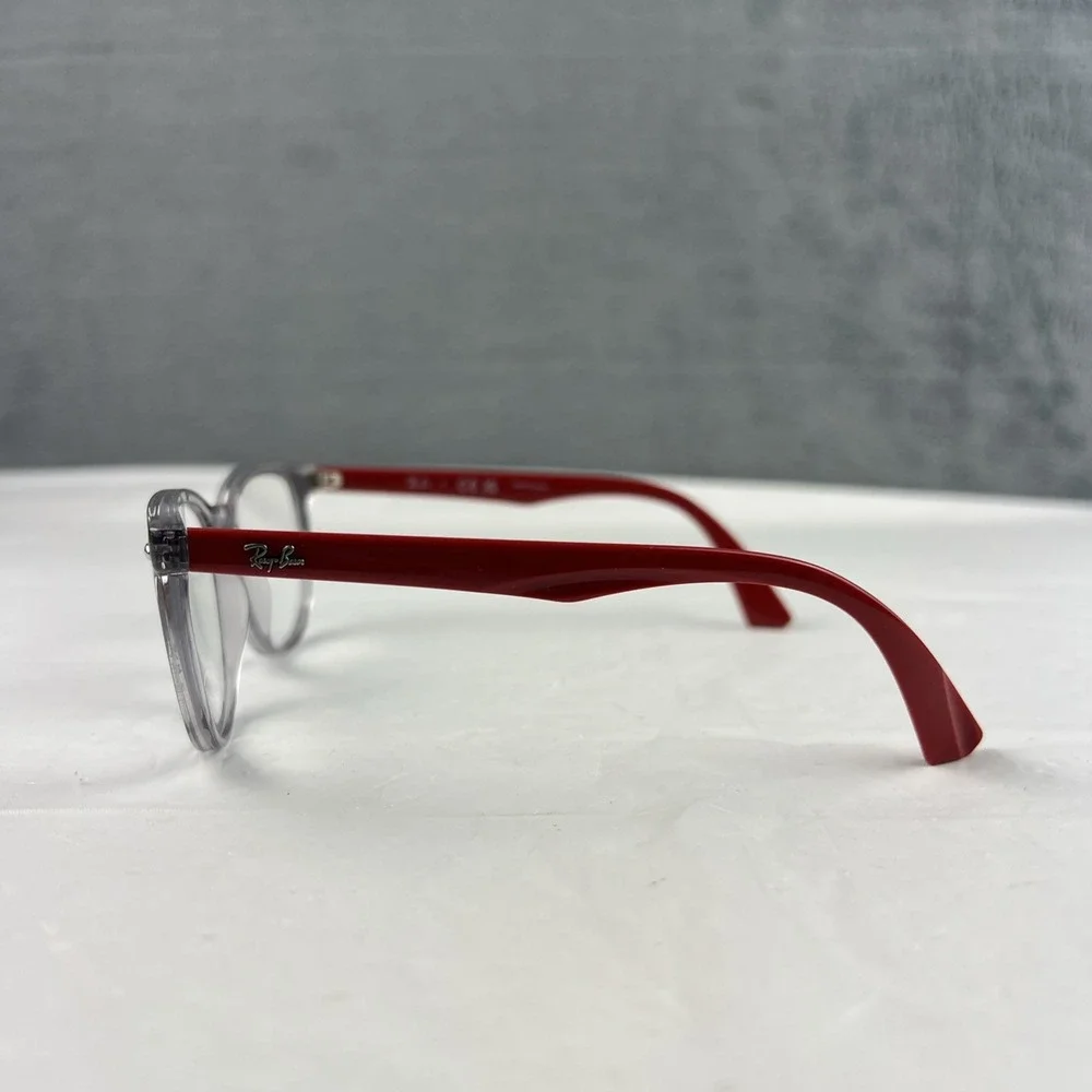 Ray-Ban Eyeglasses Kids RB1601 3812 Red Gray Crystal 48-18-130 Frames Only EUC